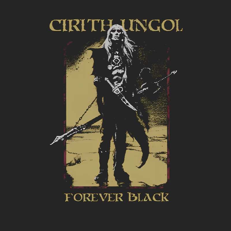 Cirith Ungol Forever Black Female Pullover Sweatshirt