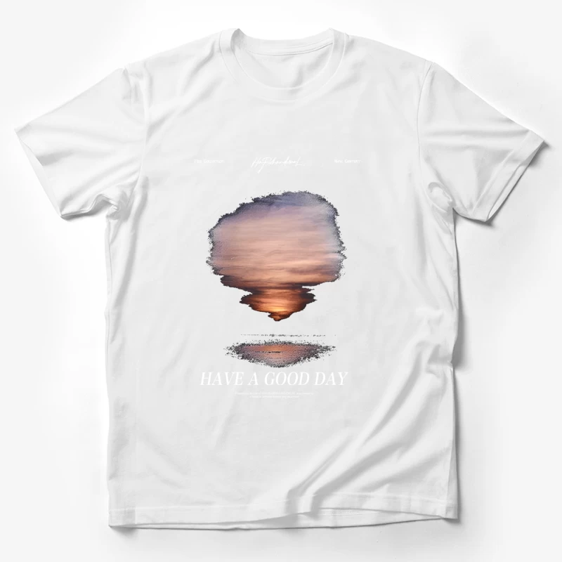 Sonnenuntergang am Meer: Kunstvolle Natur Herren T-Shirt