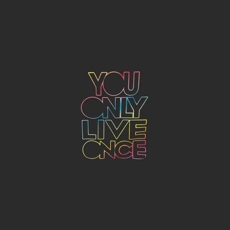 You Only Live Once Inspirational Design Baseball Cap