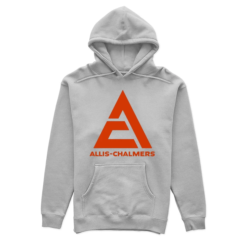 Vintage Allis-Chalmers Industrial Company Logo with Red Triangle Design Female Pullover Hoodie