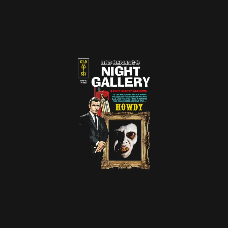 Night Gallery meets the Exorcist Desk Mat