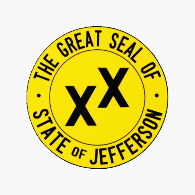 Great Seal of the State of Jefferson Cotton Tote Bag