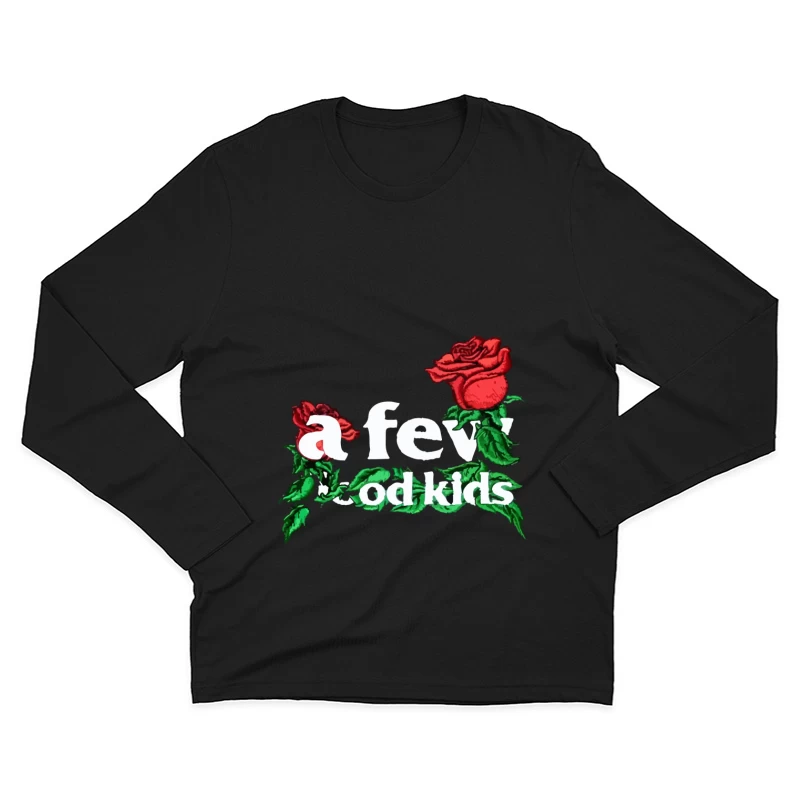 Ein paar gute Kinder mit Rosen Herren Langarm T-Shirt