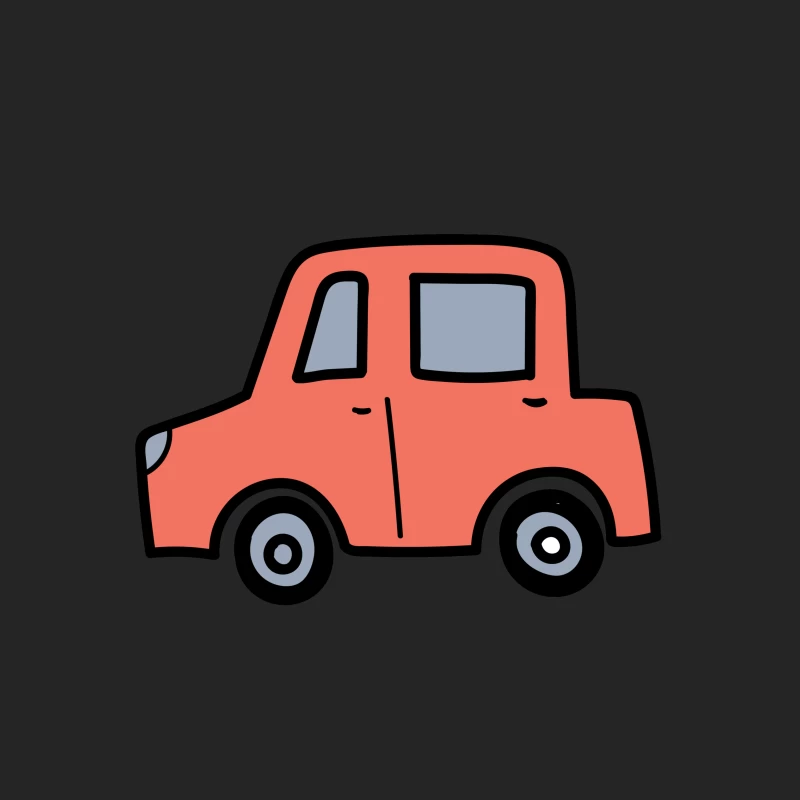 Voiture dessinée avec simplicité Homme Sweat-shirt à enfiler