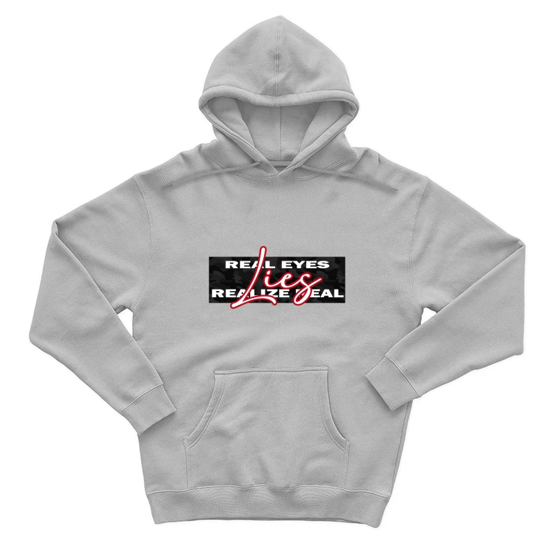 Inspirational Phrase Design Male Pullover Hoodie