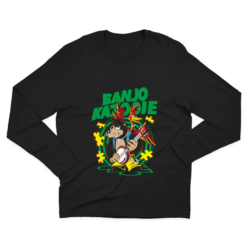 Banjo-Kazooie Animated Character Art Male Long Sleeve T-Shirt