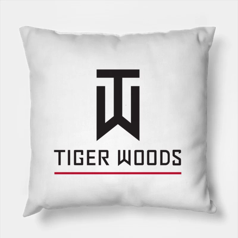 tiger woods Throw Pillow