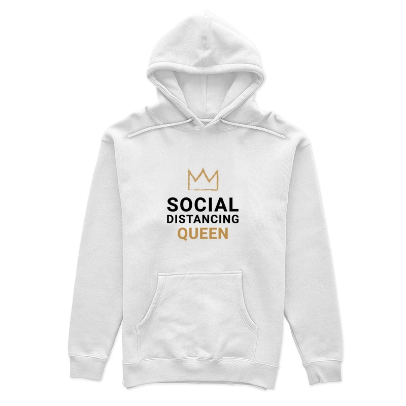 Couronne Dorée avec Texte Queen Femme Sweat à capuche