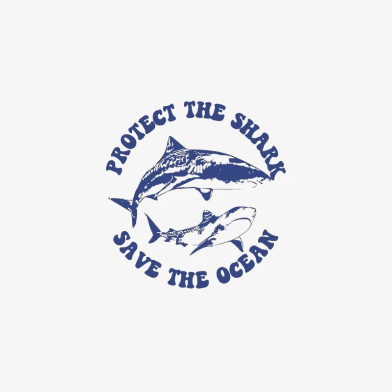 Protégez le requin, sauvez l'océan Homme Manches Longues T-Shirt