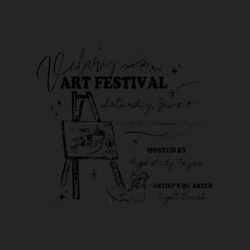 Affiche du Festival d'Art de Velaris Homme Sweat-shirt à enfiler