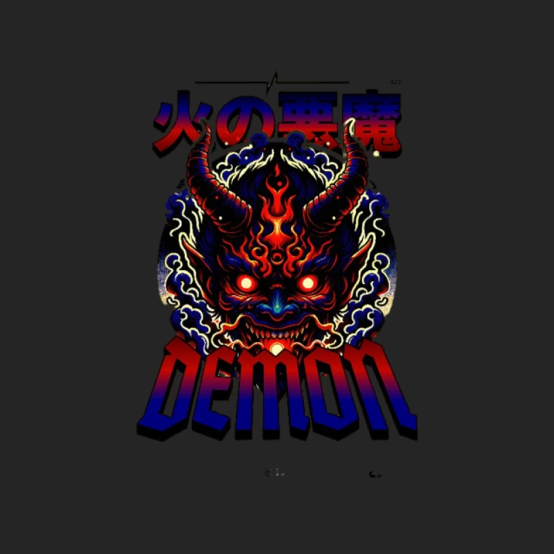 Démon de feu flamboyant Femme Sweat-shirt à enfiler