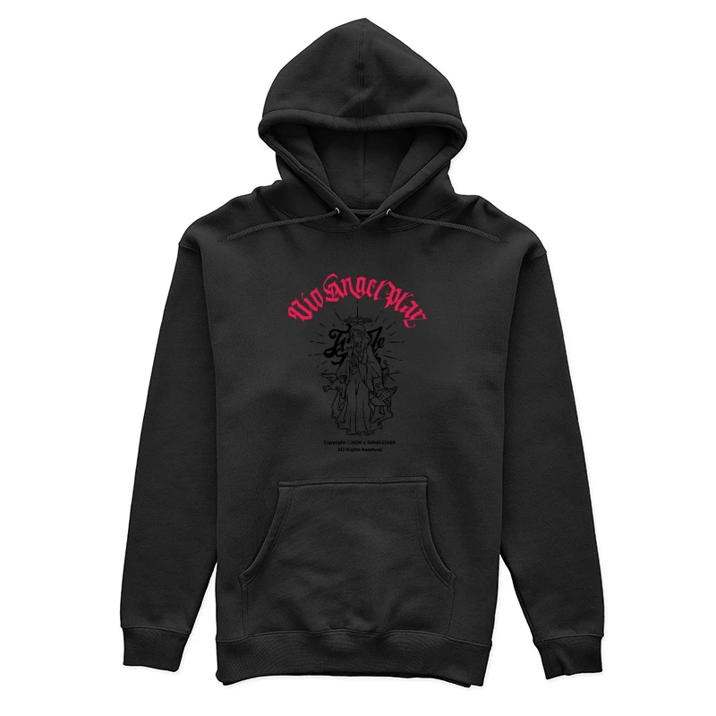 Schriftzug Los Angeles Damen Pullover Hoodie
