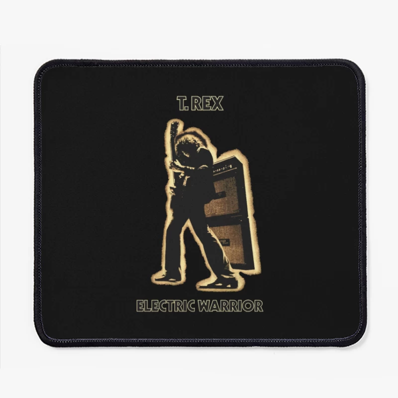 T.Rex 'Electric Warrior' Classic Rock Album Cover Silhouette Mouse Pad