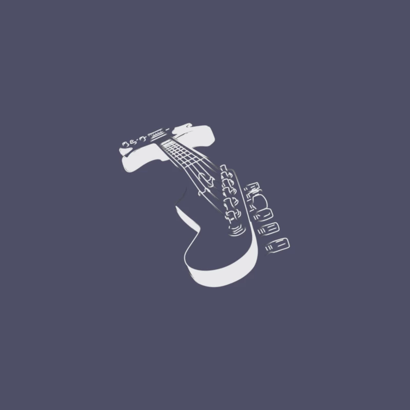Illustration of a Guitar iPhone Case