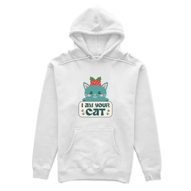 Carte de Chat Mignon Femme Sweat à capuche