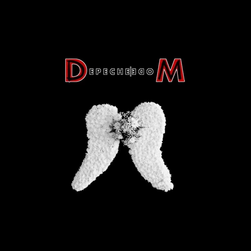 Depeche Mode Angel Wings Logo Design Mouse Pad