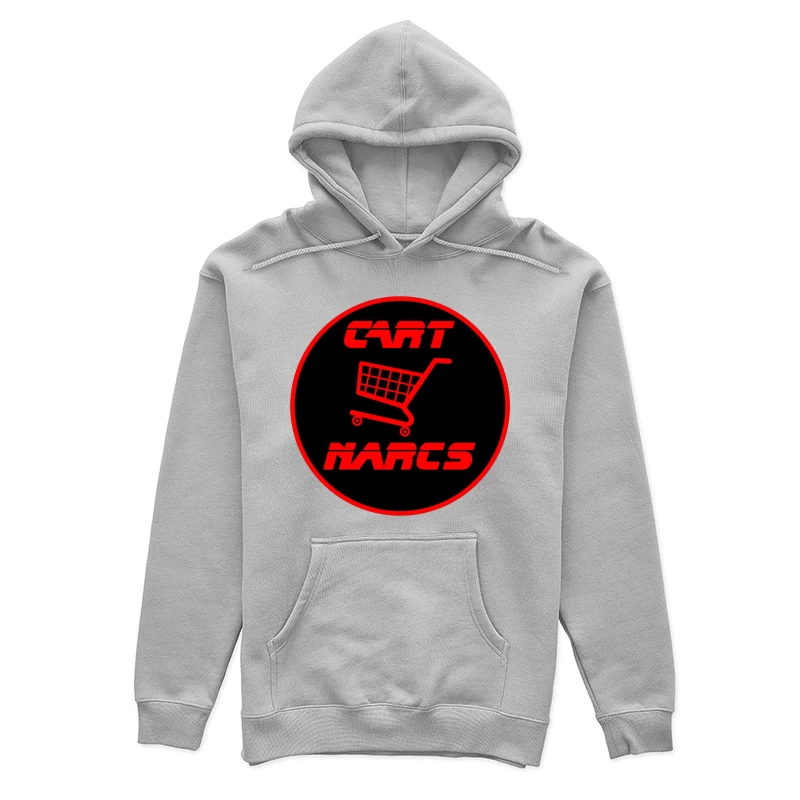 Cart Nares E-Commerce Shopping Logo Design Female Pullover Hoodie