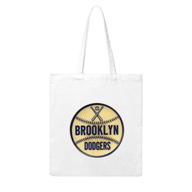 VINTAGE BROOKLYN DODGERS Cotton Tote Bag