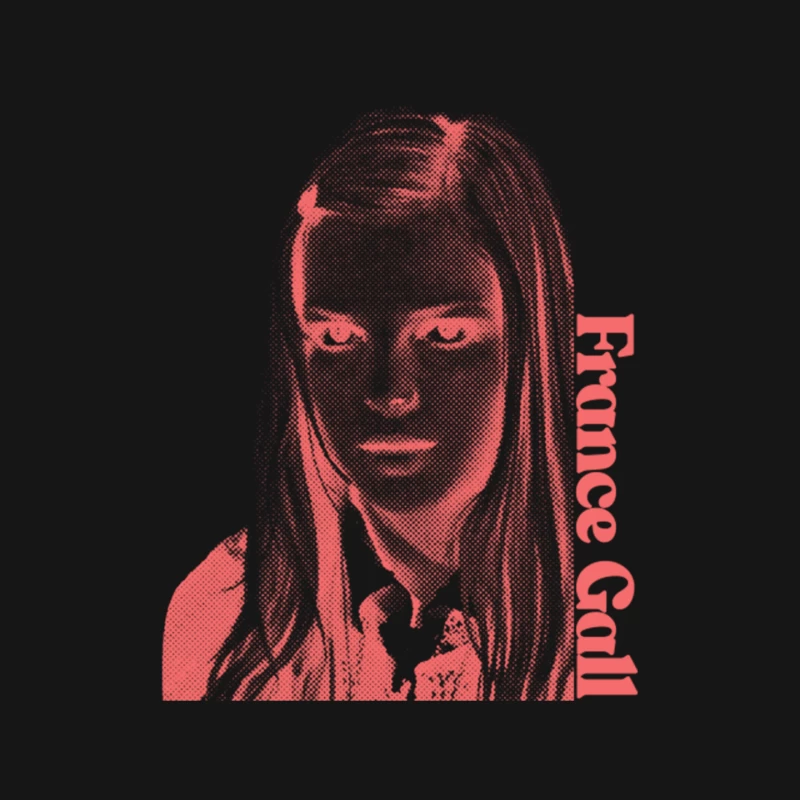 France Gall  60s Retro Fanart Mouse Pad