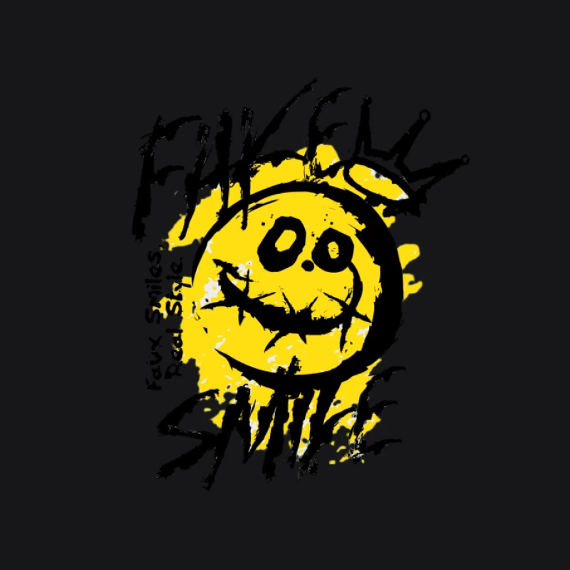 Sourire Faux avec Couronne Homme Sweat à capuche