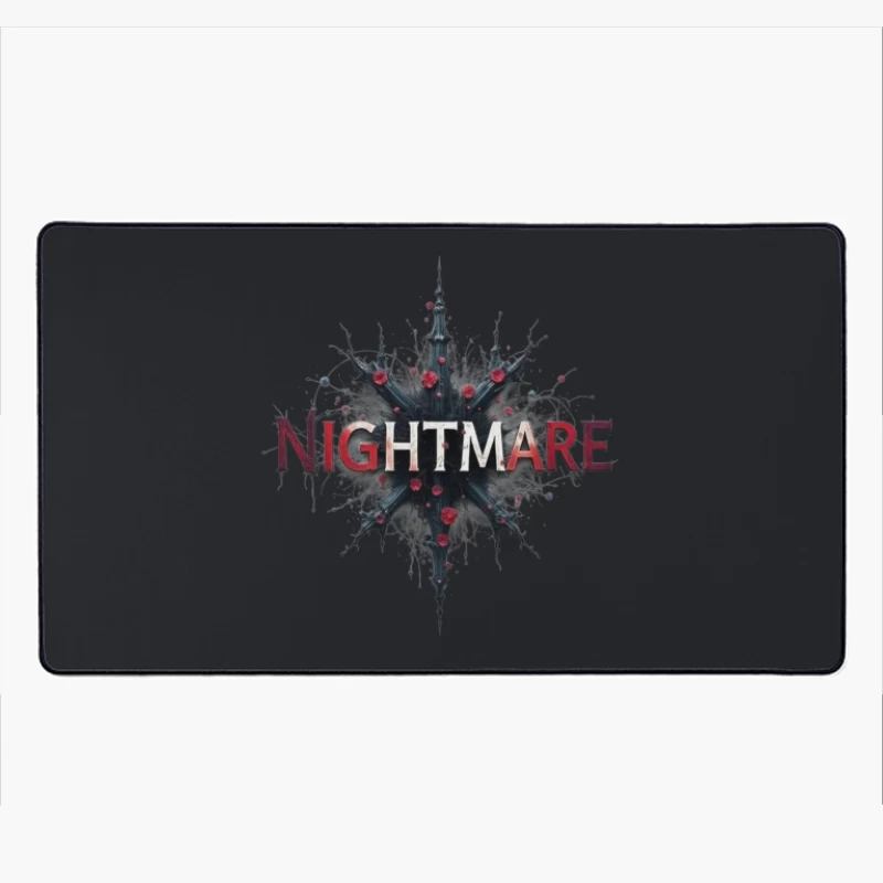 Nightmare Horror Graphic Design Desk Mat