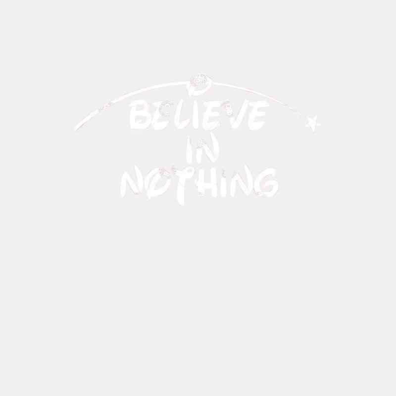 Believe In Nothing - Nihilistic Male Tank Top