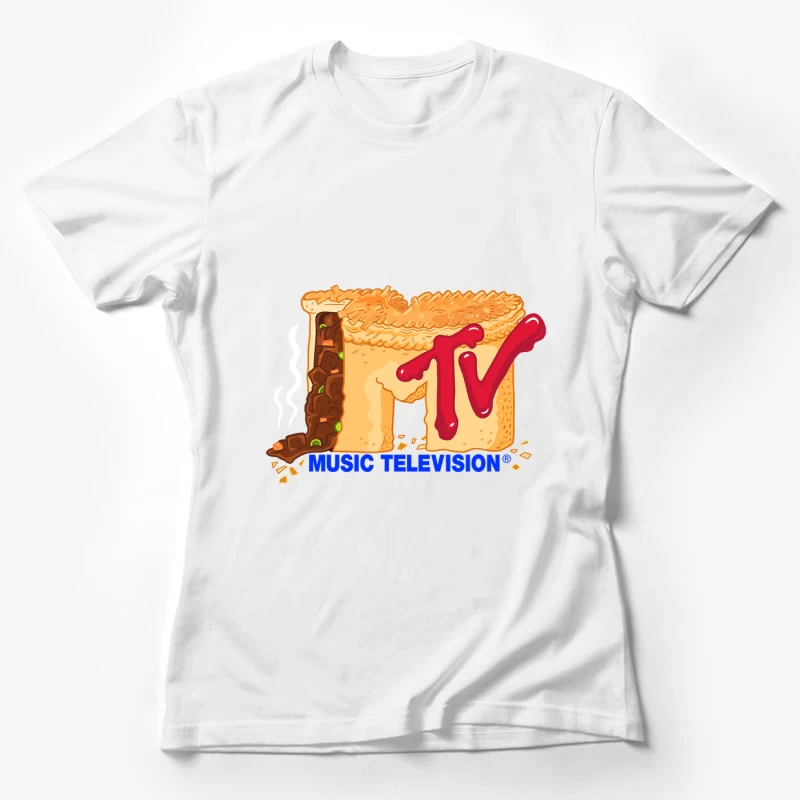 MTV-Logo als Fleischpastete Damen T-Shirt