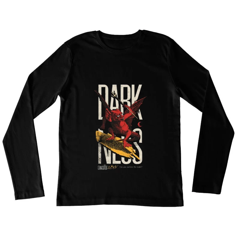 Dark Souls Red Demon Fantasy Gaming Art Female Long Sleeve T-Shirt