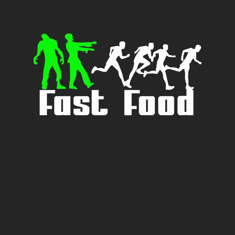 Zombie Fast Food  Funny Female Pullover Sweatshirt