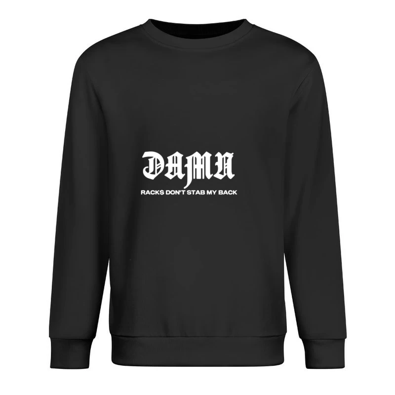 Gotische Schrift für stilvolle Mode Herren Pullover Sweatshirt