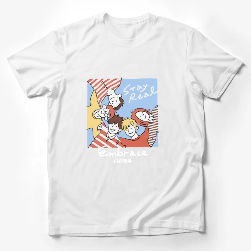 Umarmung und Gemeinschaft Herren T-Shirt