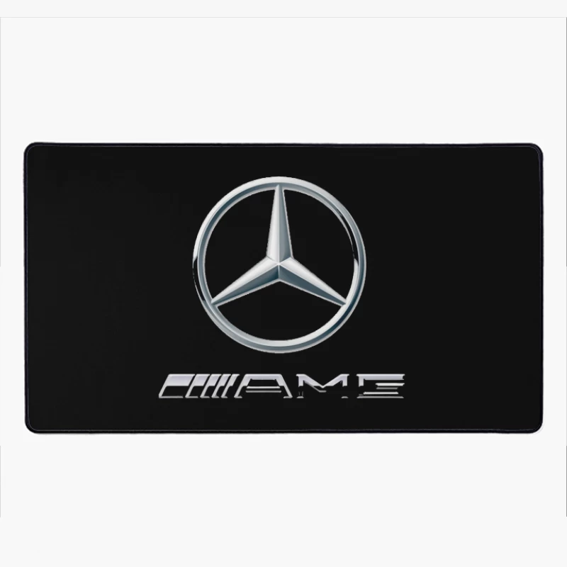 Mercedes-Benz AMG Logo - Premium German Automotive Brand Symbol Desk Mat