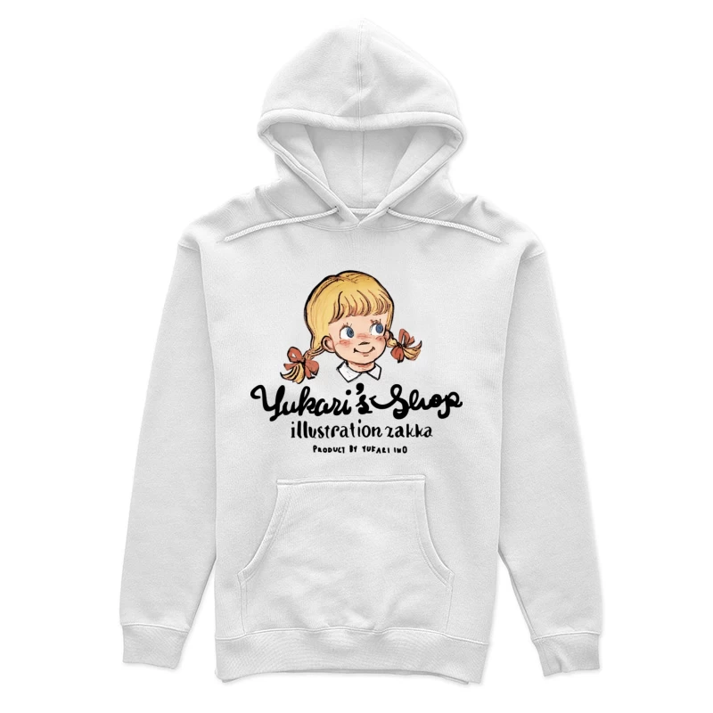 Yukari's Shop Illustration Mädchen Damen Pullover Hoodie