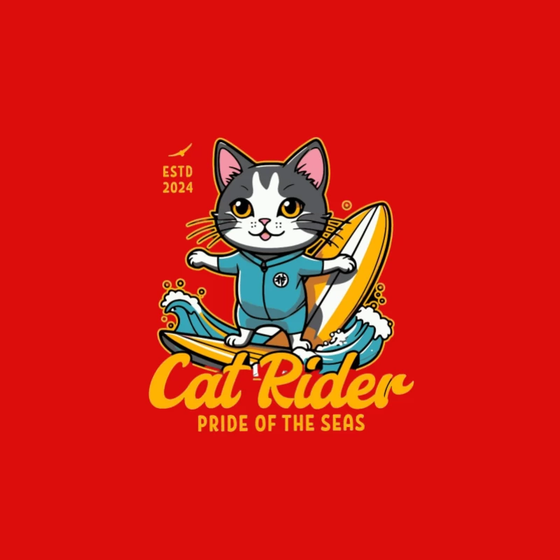 Surfende Katze: Stolz der Meere Herren Tanktops