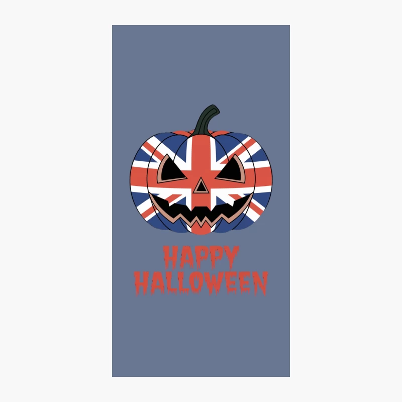British Union Jack Halloween Pumpkin Decoration iPhone Case