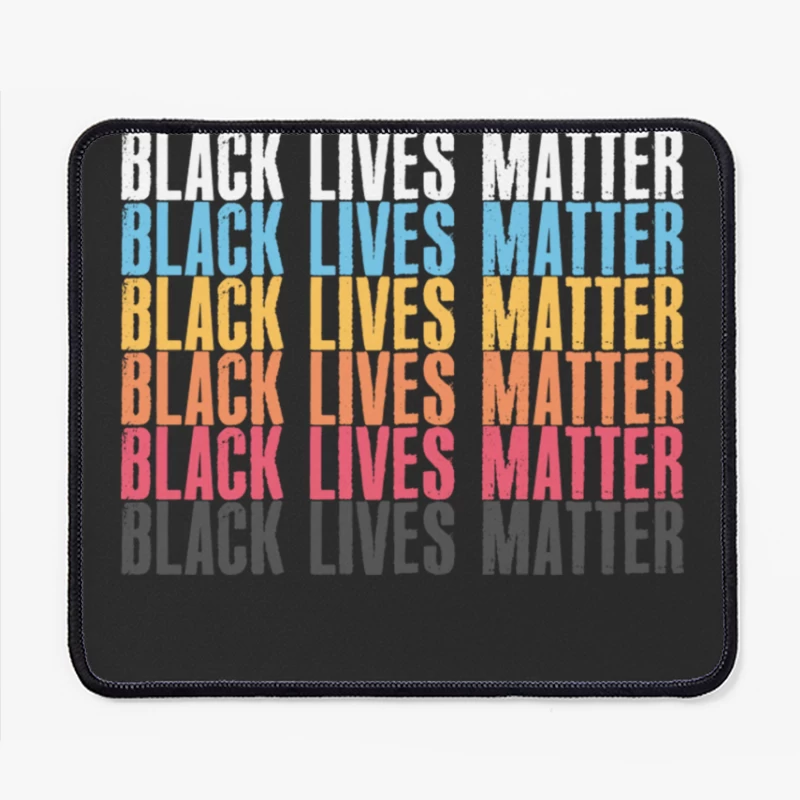 Black Lives Matter  Vintage Style Typography Design Mouse Pad