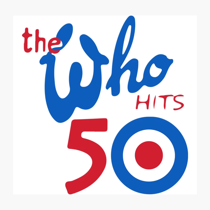 The Who Band Hits 50 USA Tour date 2016 Throw Pillow