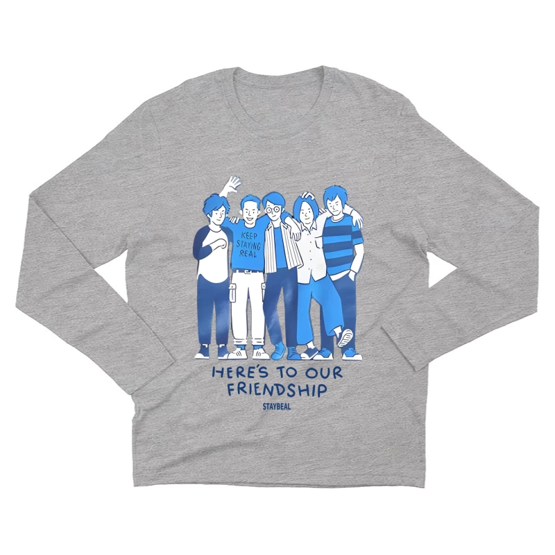 Feiern der Freundschaft Herren Langarm T-Shirt