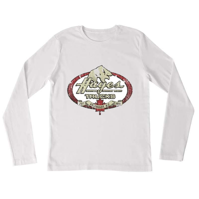 Hayes Trucks 1971 Female Long Sleeve T-Shirt