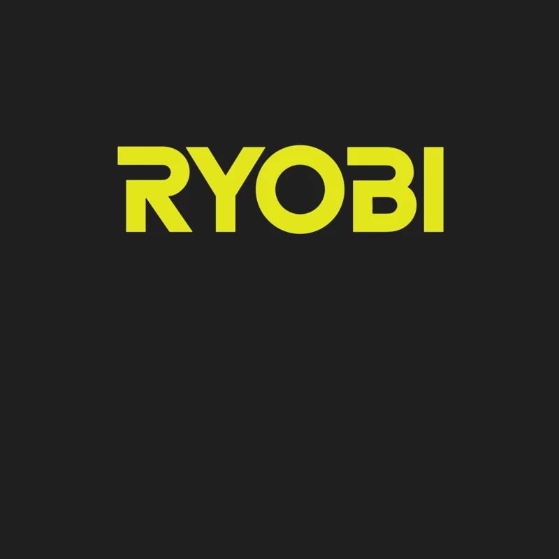 Ryobi Power Tools Brand Logo in Neon Yellow Male Tank Top