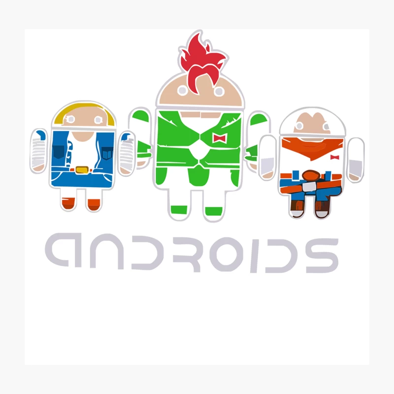 Androids Throw Pillow