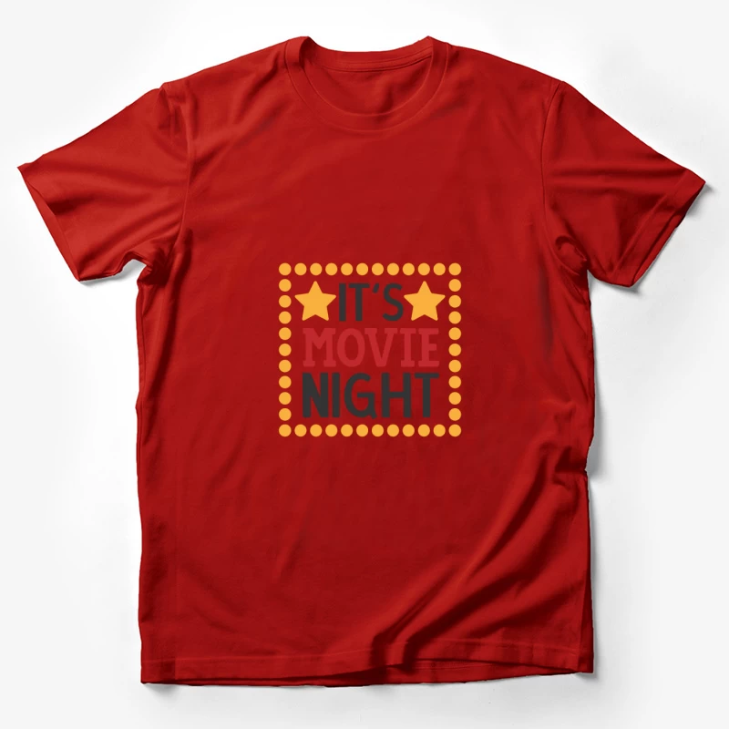 Affiche de soirée cinéma avec étoiles Homme T-Shirt