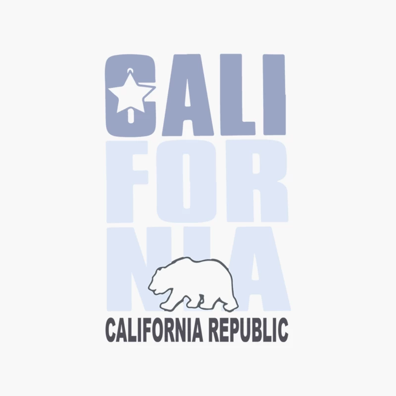 California Republic Cotton Tote Bag