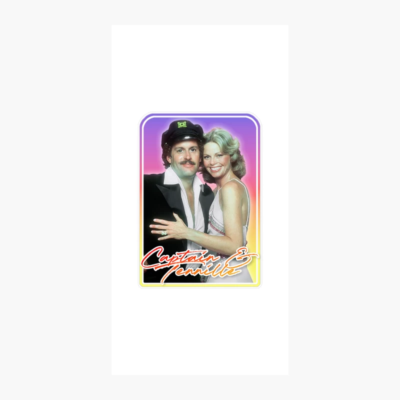 Captain &amp_ Tennille  Retro Fan Art Design iPhone Case