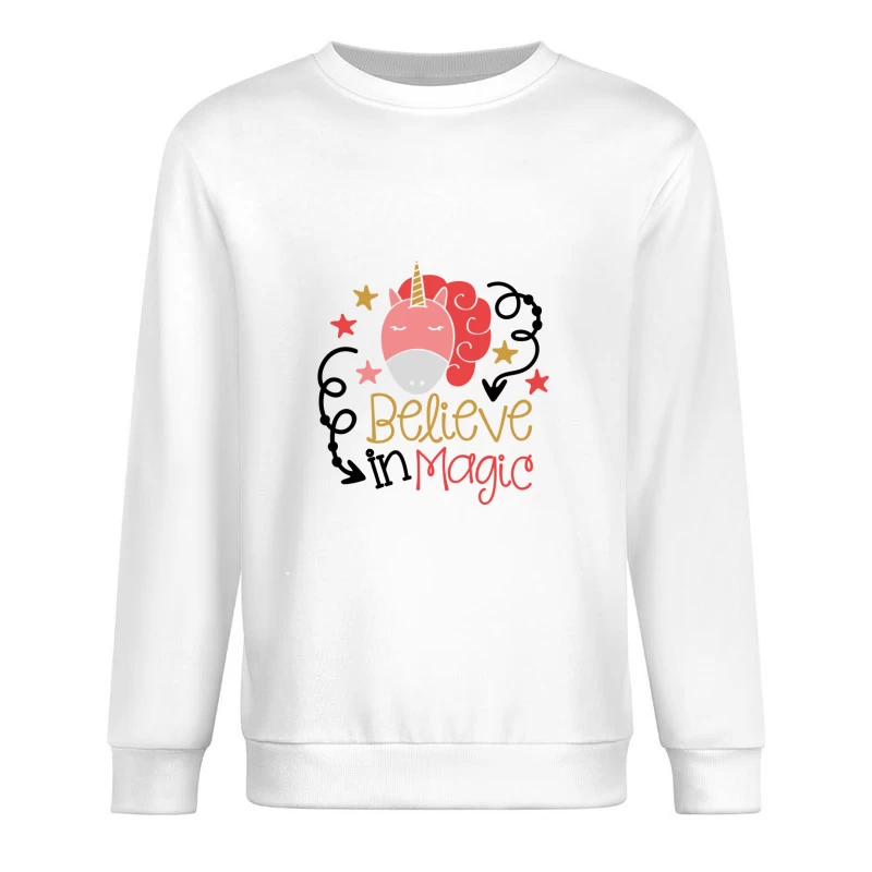 Crois en la magie de la licorne Homme Sweat-shirt à enfiler
