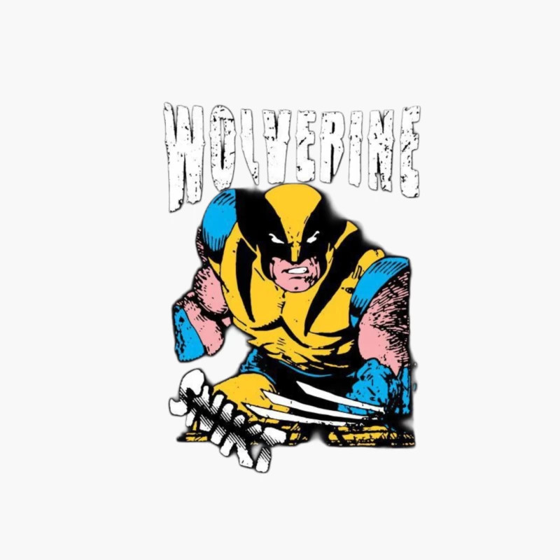 Comic Book Character - Wolverine Cotton Tote Bag