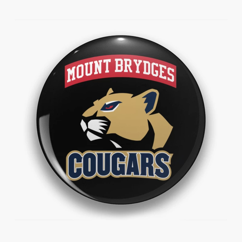 Mount Brydges Cougars Team Logo Pin