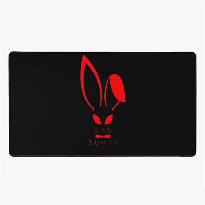 Bad Bunny Logo Desk Mat