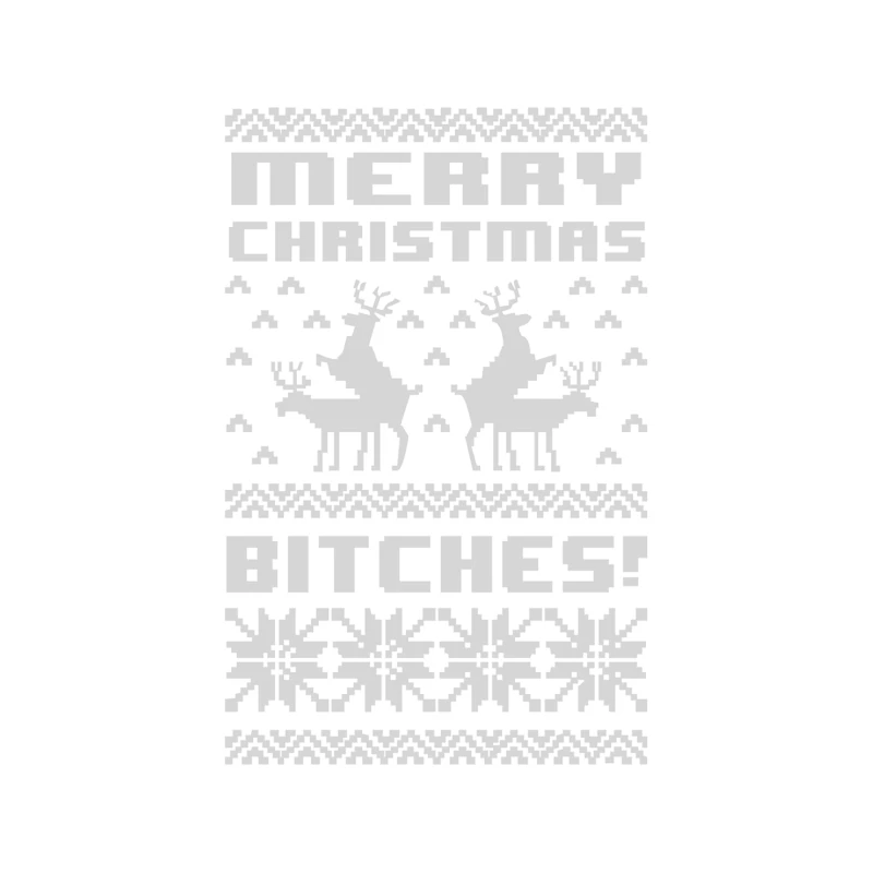 Merry Christmas Bitches Tapestry