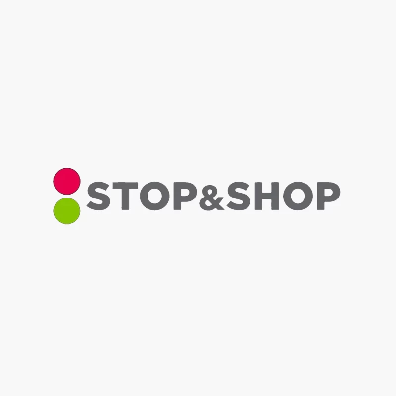 Stop & Shop Retail Brand Logo with Traffic Light Design Cotton Tote Bag